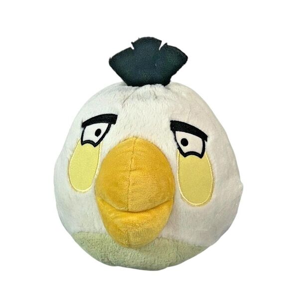 Commonwealth Angry Birds Matilda Plush White Bird Rovio 2010 No Sound 9" Toy - Picture 1 of 10